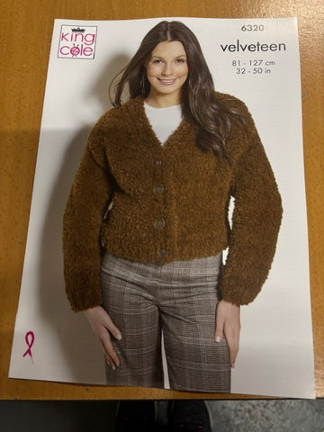 King Cole Velveteen Pattern 6320