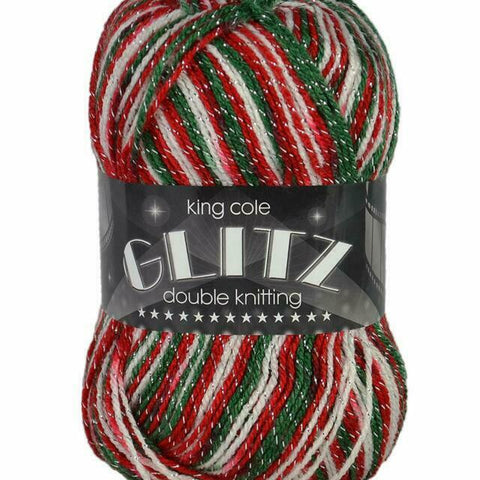 King Cole Christmas Glitz Double Knitting Yarn