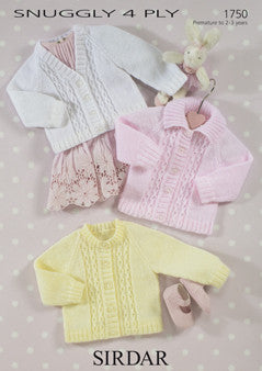 Sirdar Baby Snuggly Knitting Pattern 1750