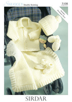 Sirdar Snuggly Knitting Pattern 3108