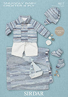 Sirdar Snuggly Baby Crofter 4 Ply Pattern 4617