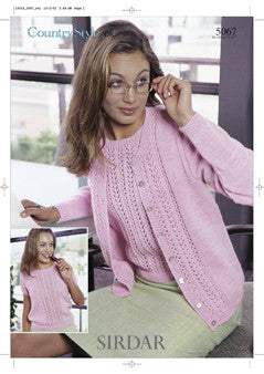 Sirdar Country Style Double Knitting Pattern 5067