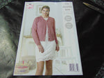 King Cole Double Knit Pattern 5126 Sweater and Cardigan