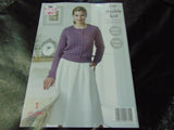King Cole Double Knit Pattern 5127 Sweater and Cardigan