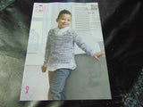 King Cole Double Knitting Pattern 5108 Sweaters