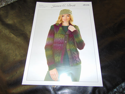 James C Brett Chunky Knitting Pattern JB348