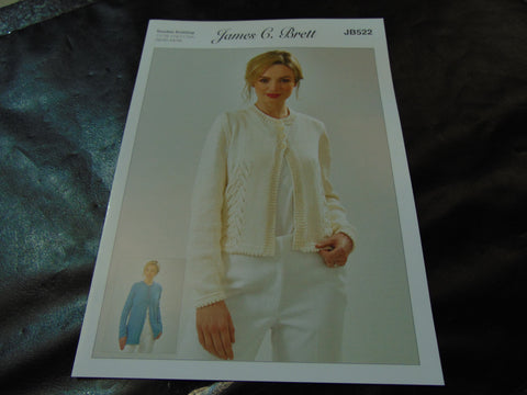 James C Brett Double Knitting Cardigan Pattern JB522