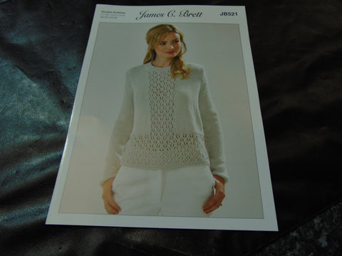 James C Brett Double Knitting Sweater Pattern JB521