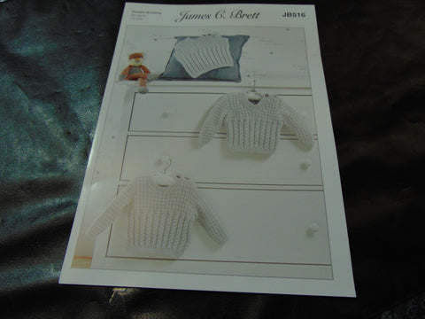 James C Brett Double Knitting Pattern JB516