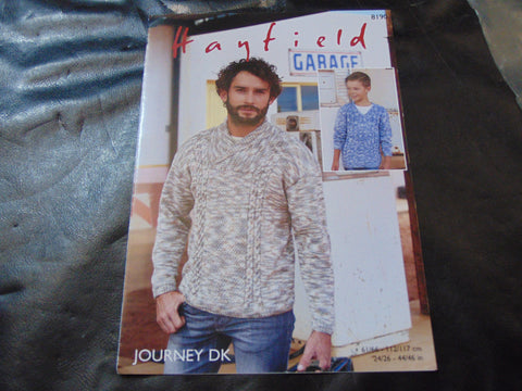 Hayfield Journey Double Knitting Pattern 8190