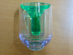 Acrylic Wine glass With Thick Stem Colour Detail