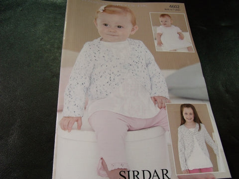 Sirdar Snuggly Spots Double Knitting Pattern 4602