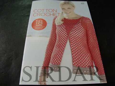 Sirdar Cotton Crochet Pattern Book 499