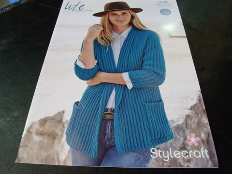 Stylecraft Life Double Knitting Pattern 9195