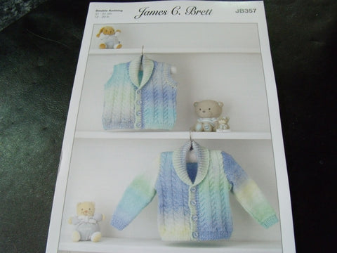 James C Brett Double Knitting Pattern JB357