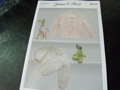 James C Brett Double Knitting Pattern JB374