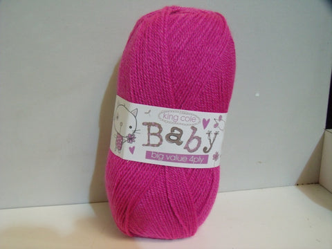 King Cole Baby Big Value 4 Ply Knitting Yarn