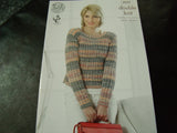 King Cole Double Knit Pattern for Cardigan and Sweater 4257