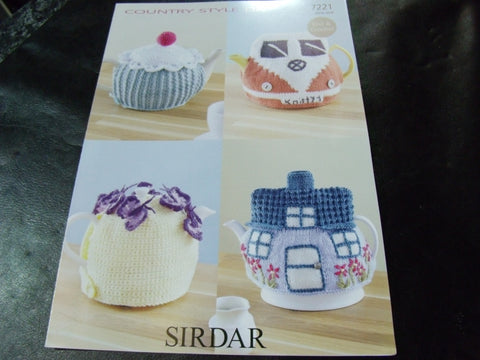 Sirdar Country Style Double Knitting Crochet and Knitting Pattern 7221