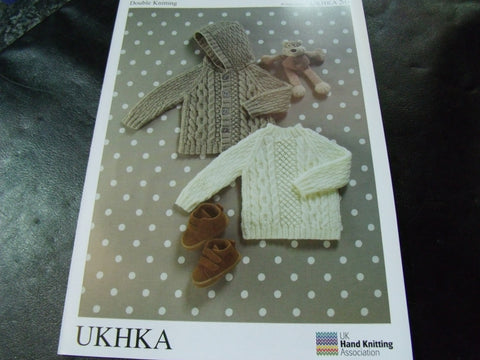 UKHKA Baby Double Knitting Pattern 56