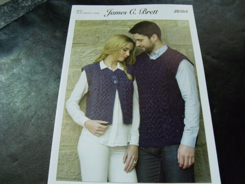 James C Brett Knitting Pattern JB364