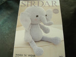 Sirdar Double Crepe Toy Crochet Pattern 2472