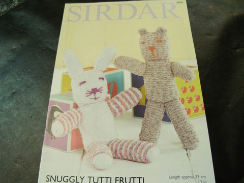 Sirdar Snuggly Tutti Frutti Pattern 4695