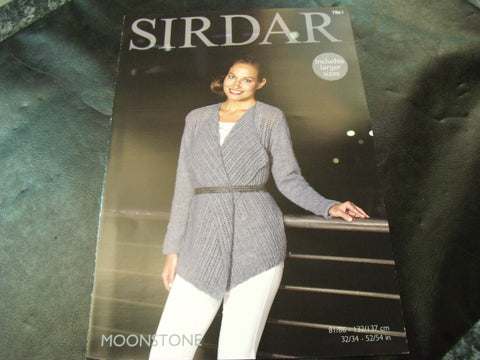 Sirdar Moonstone Jacket Pattern 7861