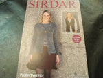 Sirdar Plushtweed Jacket and Waistcoat Pattern 7873