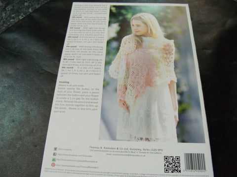 Wendy One Size lace Stole Crochet Pattern 5994