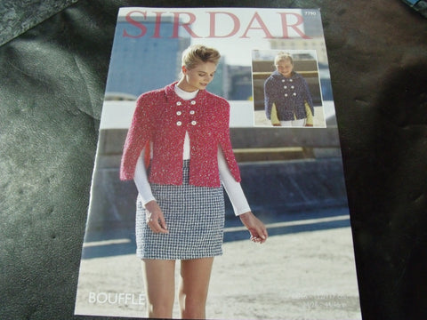 Sirdar Bouffle Soft & Light Chunky Knitting Pattern 7790