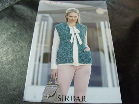 Sirdar Bouffle Soft & Light Chunky Knitting Pattern 7392