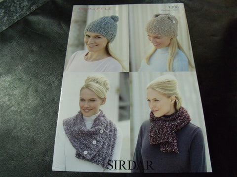 Sirdar Bouffle Soft & Light Chunky Knitting Pattern 7388