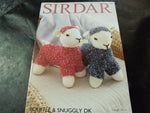 Sirdar Bouffle and Snuggly DK Knitting Pattern 2467 Lambs