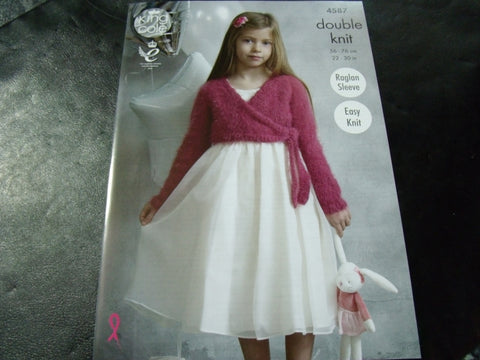 King Cole Double Knitting Pattern 4587 Ballet Tops