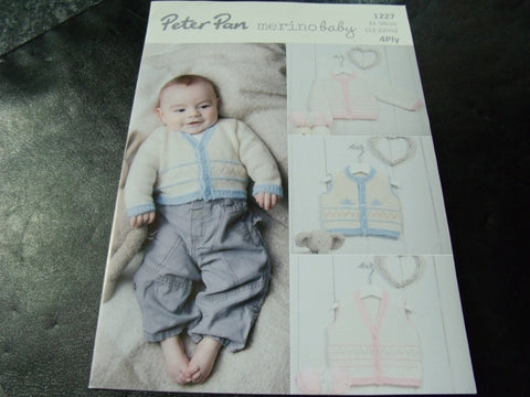 Peter Pan Merino Baby 4 Ply Pattern 1227