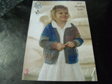 King Cole Double Knitting Pattern 4578 Cardigan and Waistcoat 51 - 76 cm