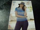 King Cole Double Knit Pattern 4568 Slipover and Top