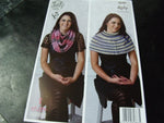 King Cole 4 Ply Knitting Pattern 4639 Scarf, hat, gloves and polo neck warmer