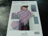 Stylecraft Wondersoft Double Knitting Poncho and Hat Pattern 8749