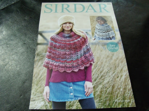 Sirdar Aura Chunky Crochet Pattern 7878