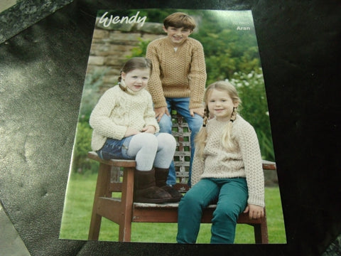 Wendy Aran Pattern 6016 Childrens Sweaters