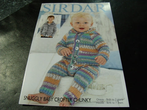 Sirdar Snuggly Baby Crofter Chunky Knitting Pattern 4780