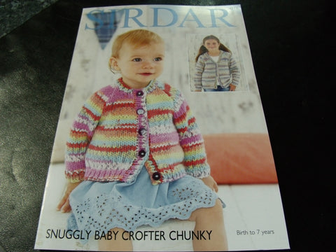 Sirdar Snuggly Baby Crofter Chunky Knitting Pattern 4779