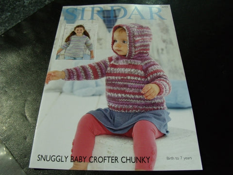 Sirdar Snuggly Baby Crofter Chunky Pattern 4777