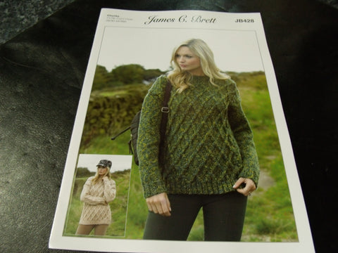 James C Brett Chunky Knitting Pattern JB428