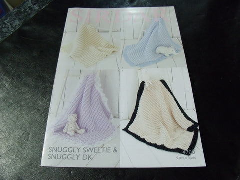 Sirdar Snuggly Sweetie and Snuggly DK Blanket Pattern 4700