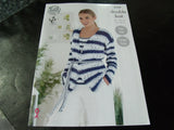 King Cole Double Knit Pattern 4769 Cardigan and Top