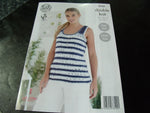 King Cole Double Knit Pattern 4769 Cardigan and Top