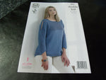 King Cole Double Knit Pattern 4831 Cardigan and Sweater